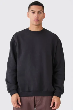 boohooMAN Basic Oversized Sweatshirt | UK| Hoodies & Sweatshirts