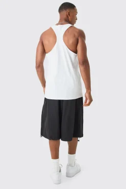 Basic Racer Back Vest | UK^boohooMAN Best