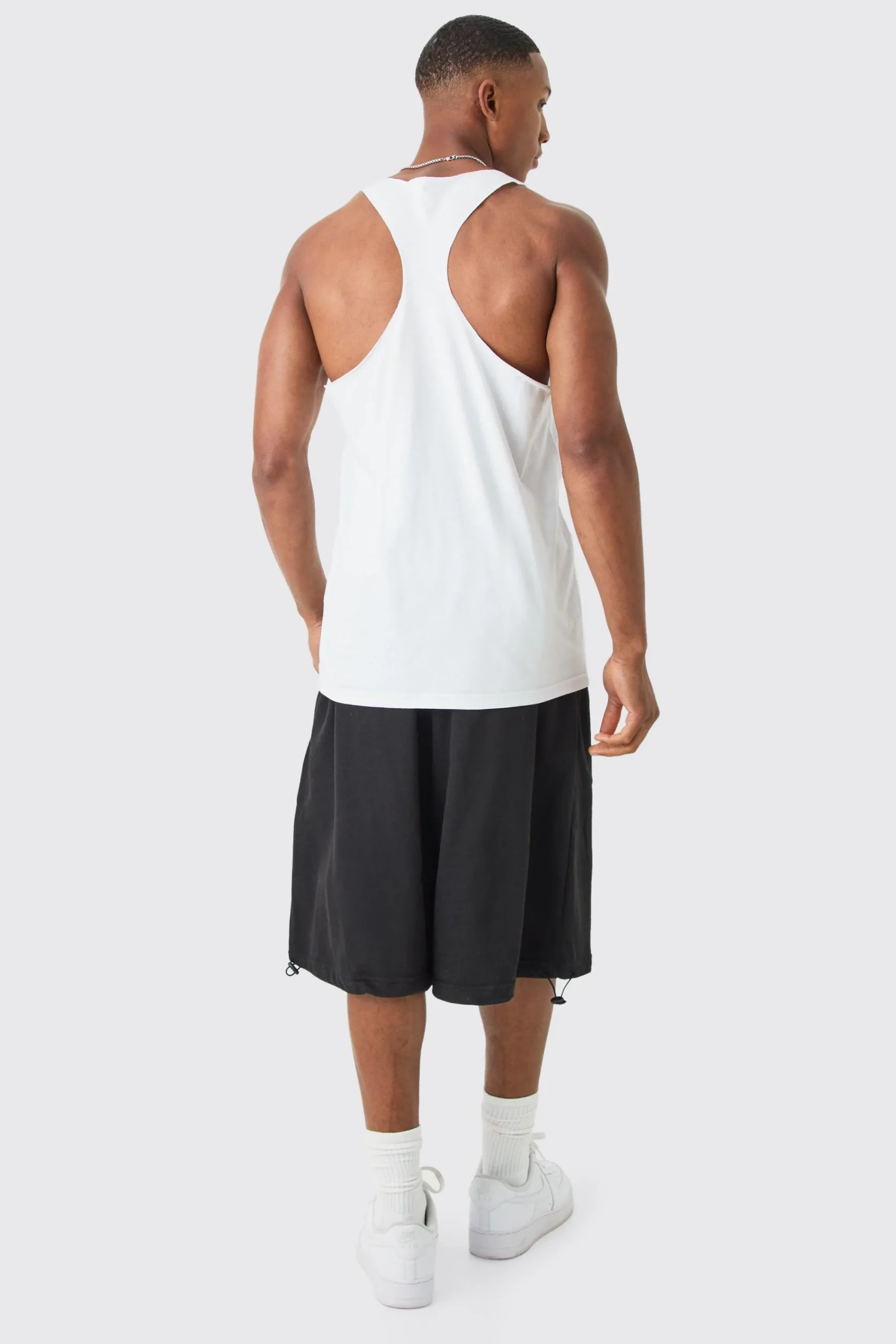 Basic Racer Back Vest | UK^boohooMAN Best