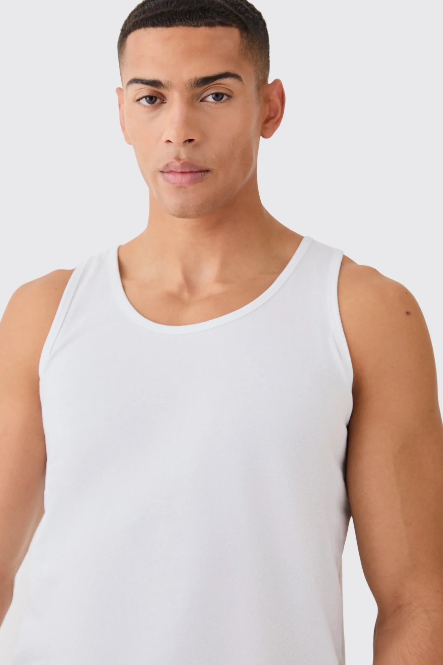 Basic Vest | UK^boohooMAN
