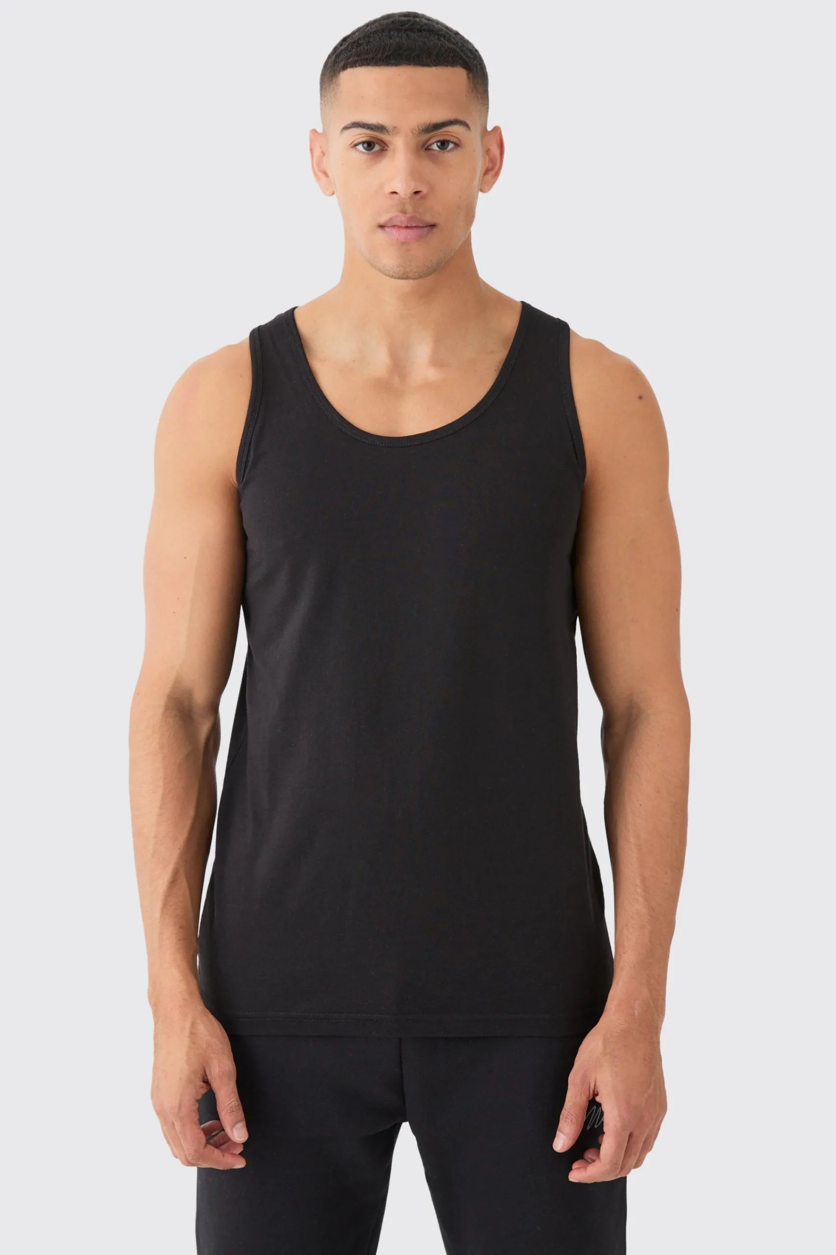 Basic Vest | UK^boohooMAN