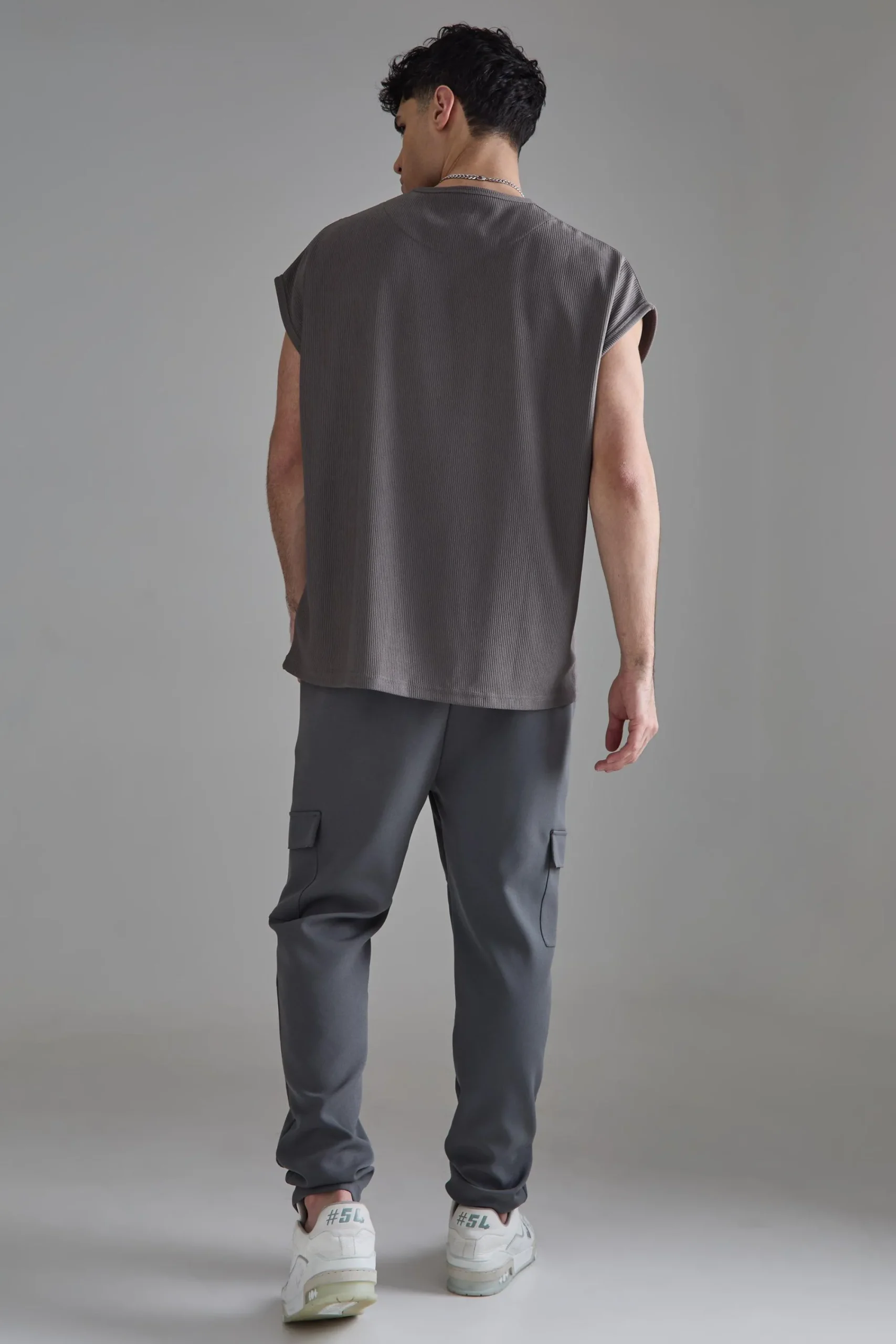 Batwing Ottoman Rib T-Shirt | UK^boohooMAN