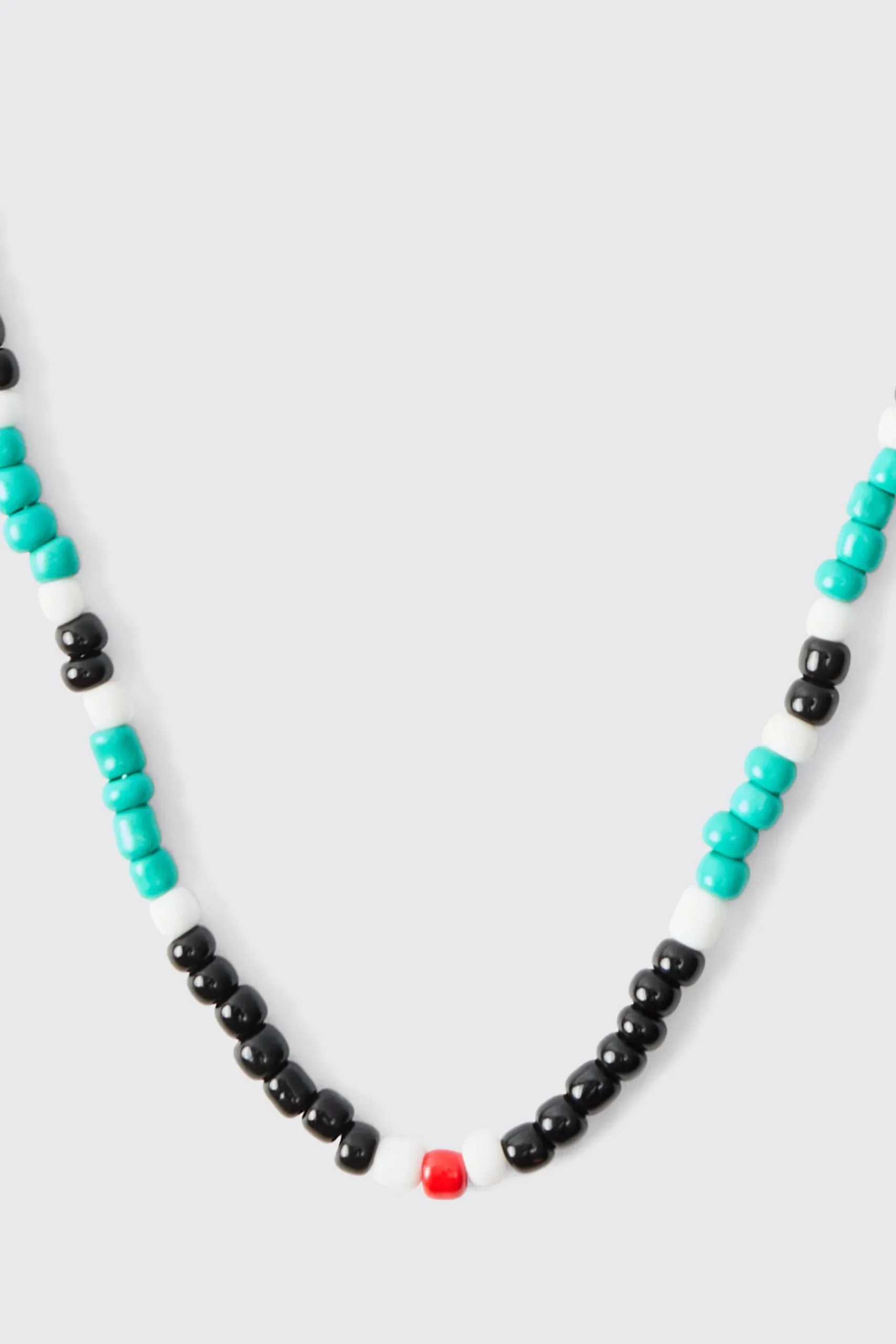 boohooMAN Bead Necklace In | UK| Jewellery & Watches