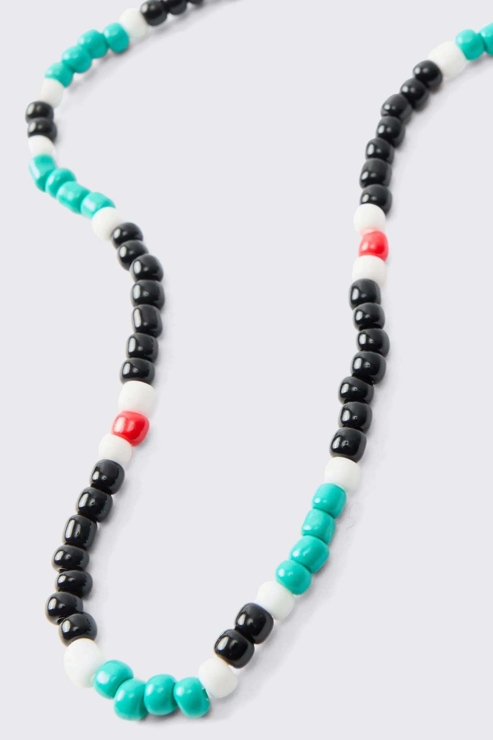 boohooMAN Bead Necklace In | UK| Jewellery & Watches