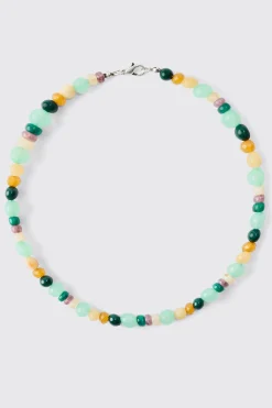 boohooMAN Beaded Colour Necklace | UK| Jewellery & Watches