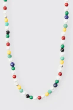 boohooMAN Beaded Necklace | UK| Jewellery & Watches