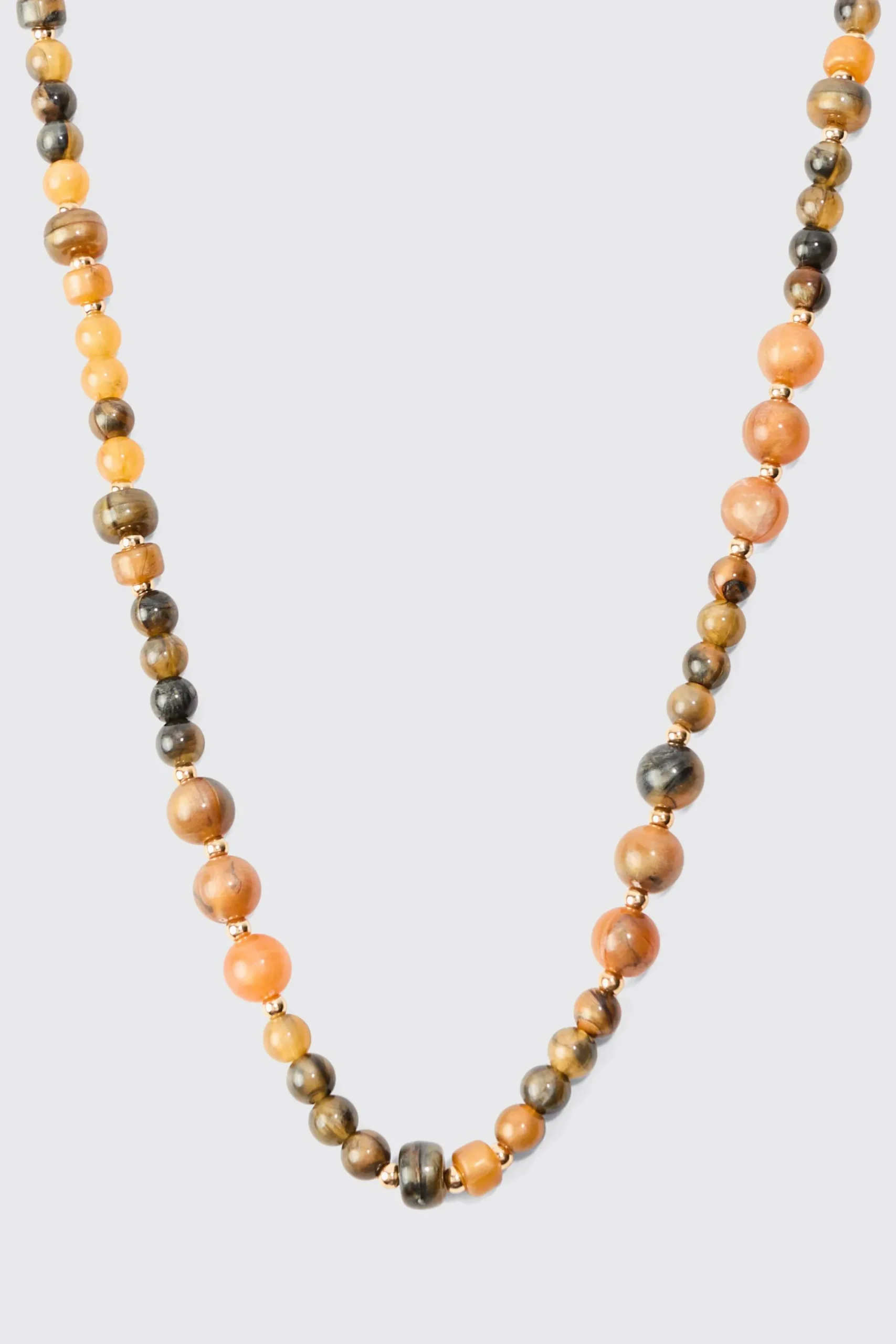 boohooMAN Beaded Necklace In | UK| Jewellery & Watches