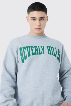 boohooMAN Beverley Hills Varsity Sweatshirt | UK| Hoodies & Sweatshirts