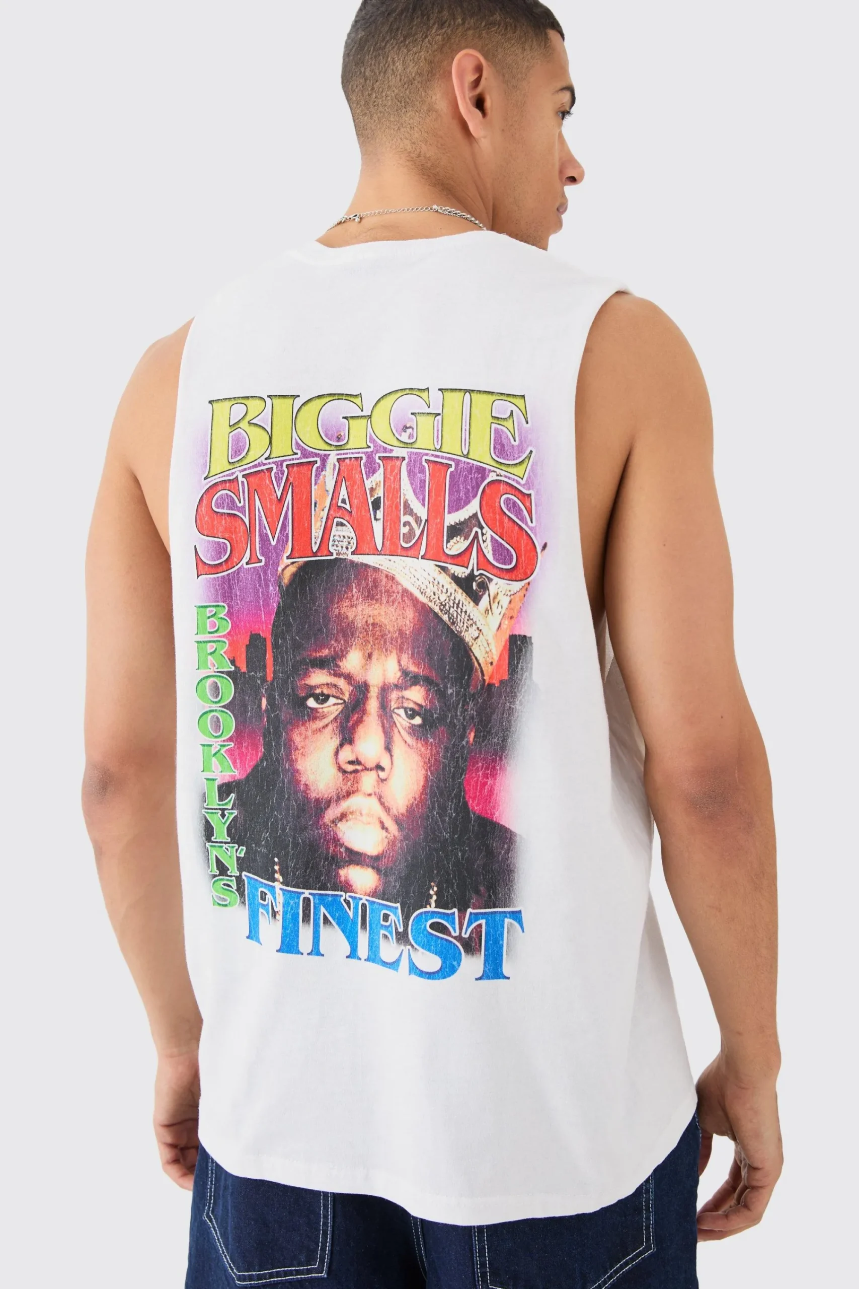 Biggie Smalls License Tank | UK^boohooMAN Hot