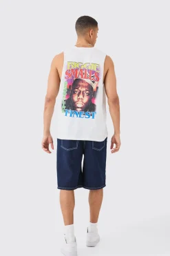 Biggie Smalls License Tank | UK^boohooMAN Hot