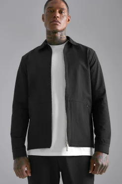 boohooMAN Nylon Technical Jacket And Trouser Set | UK| Sets & Co-Ords