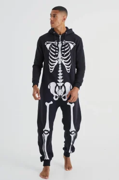 boohooMAN Skeleton Onesie | UK| Loungewear