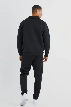 boohooMAN Bonded Scuba Harrington & Jogger | UK| Tracksuits