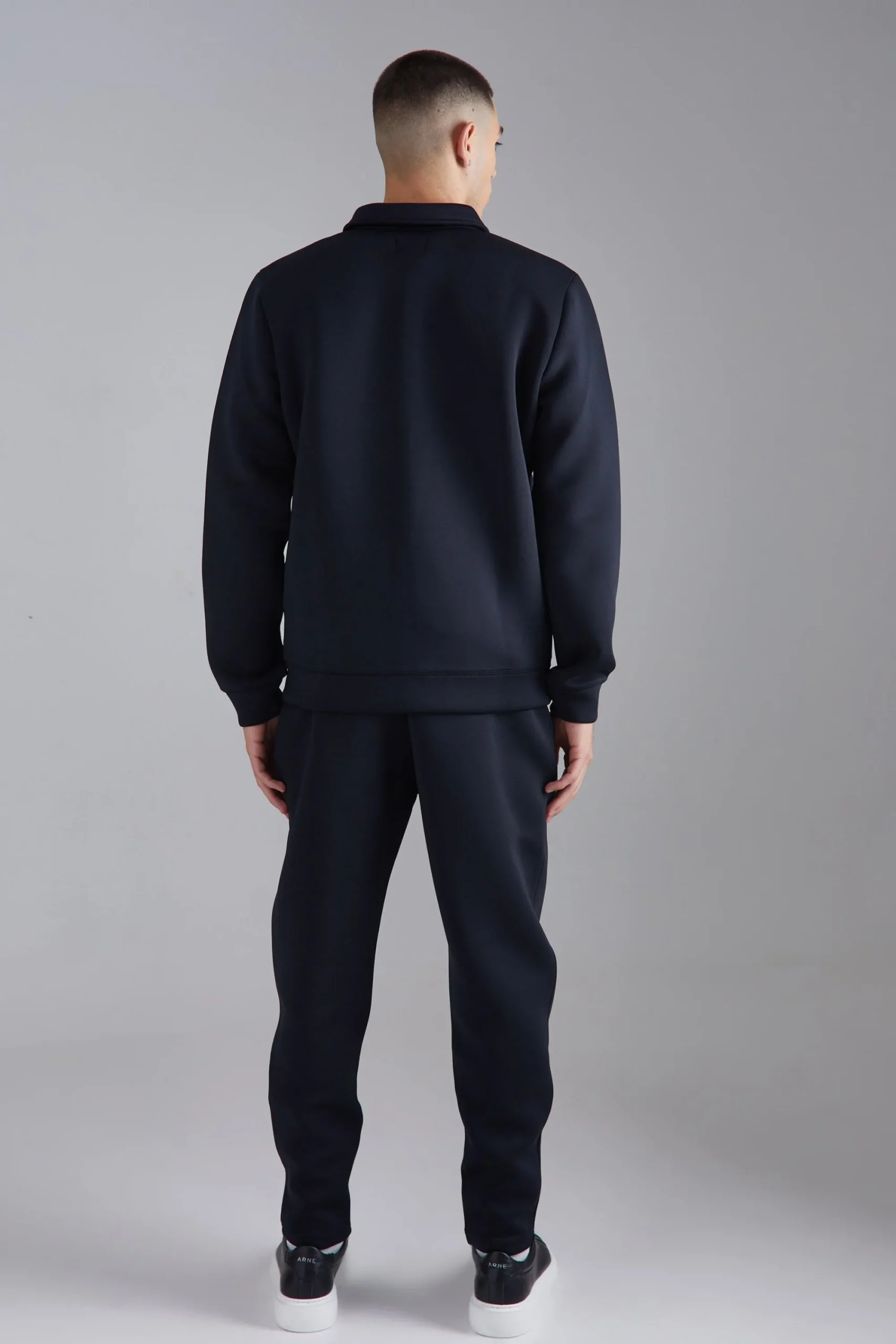 boohooMAN Bonded Scuba Harrington Jacket | UK| Coats & Jackets