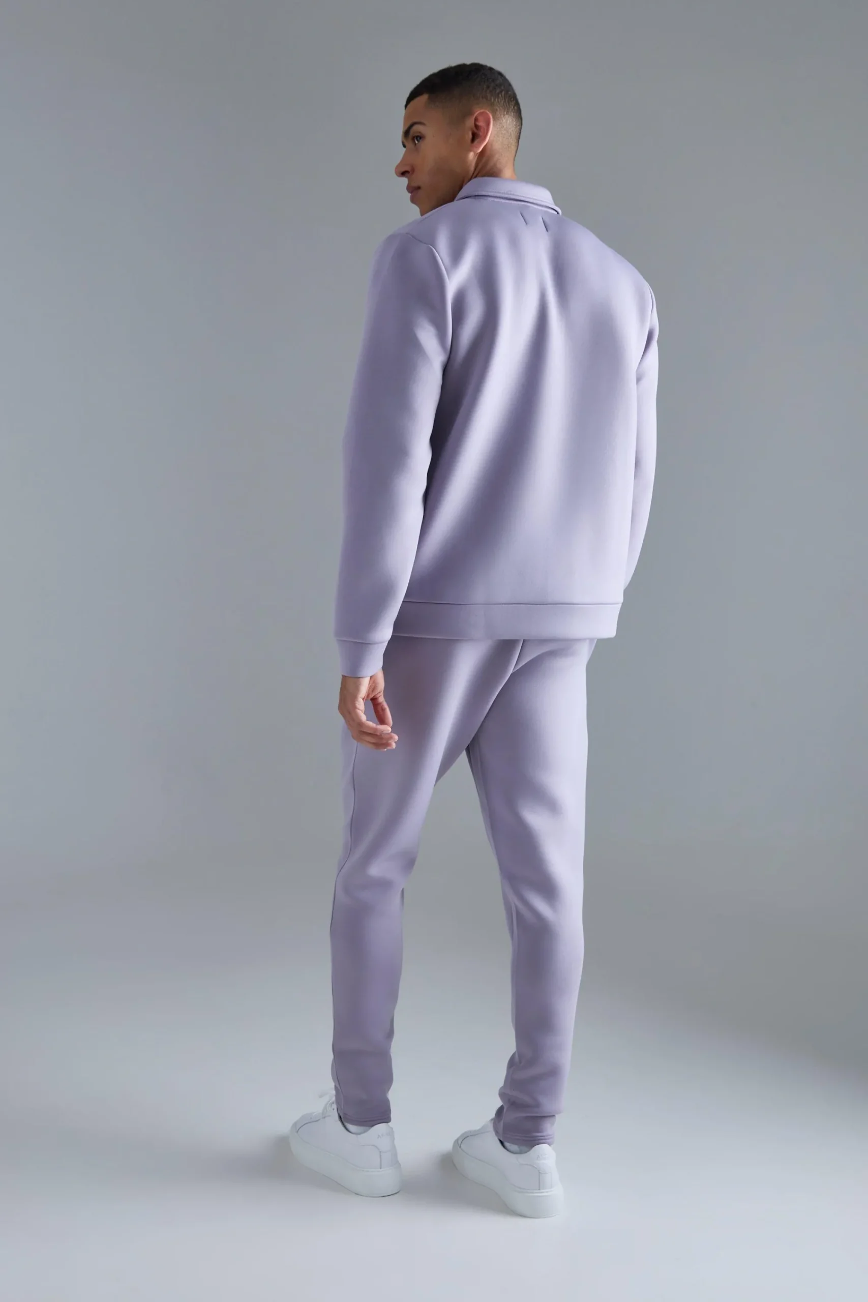 boohooMAN Bonded Scuba Harrington Jacket | UK| Coats & Jackets