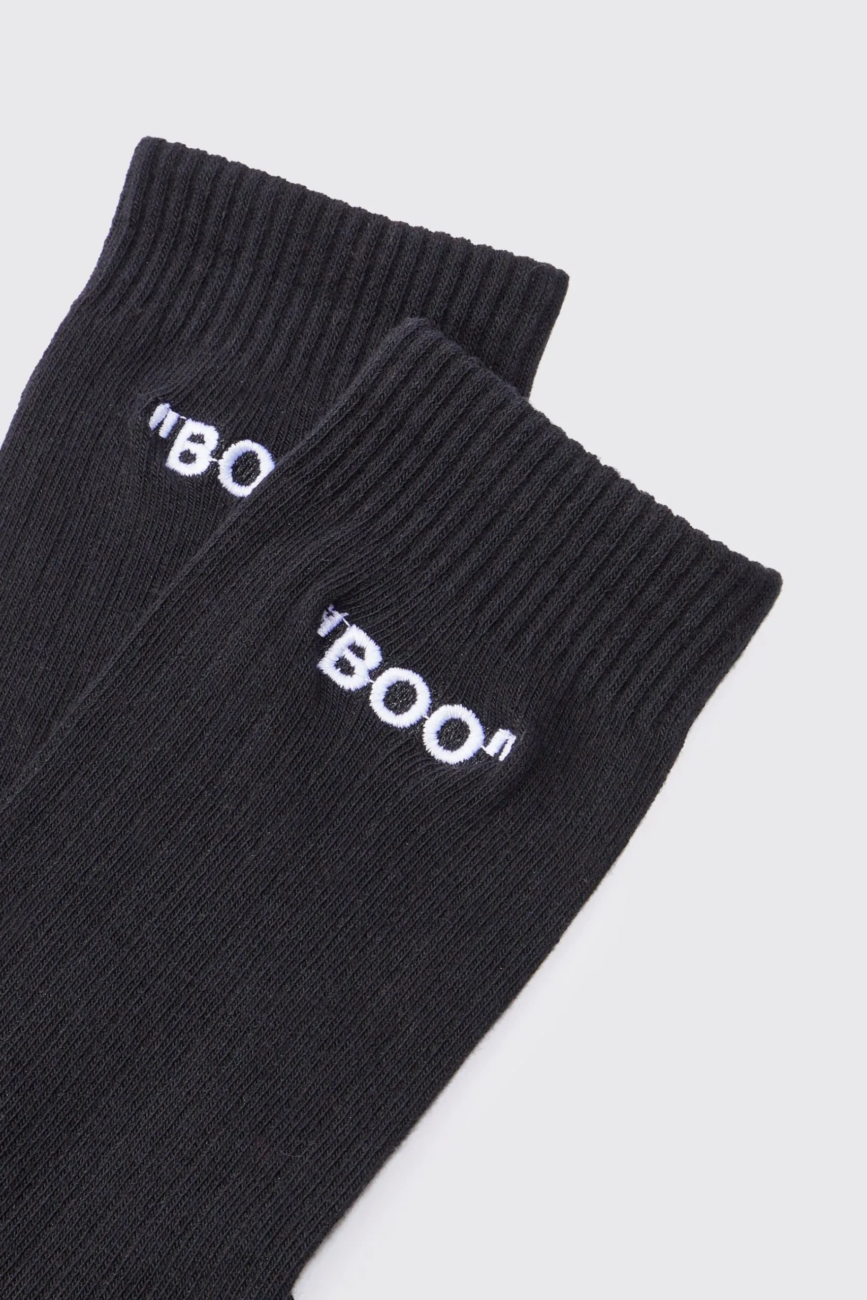 boohooMAN Boo Embroidered Socks | UK| Underwear & Socks|Underwear & Socks