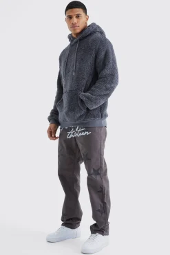 boohooMAN Borg Over The Head Hoodie | UK| Hoodies & Sweatshirts