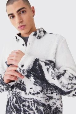 boohooMAN Borg Simple Mountain Overshirt | UK| Shirts