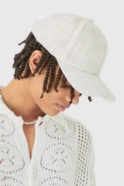 boohooMAN Boucle Texture Cap In | UK| Hats & Caps