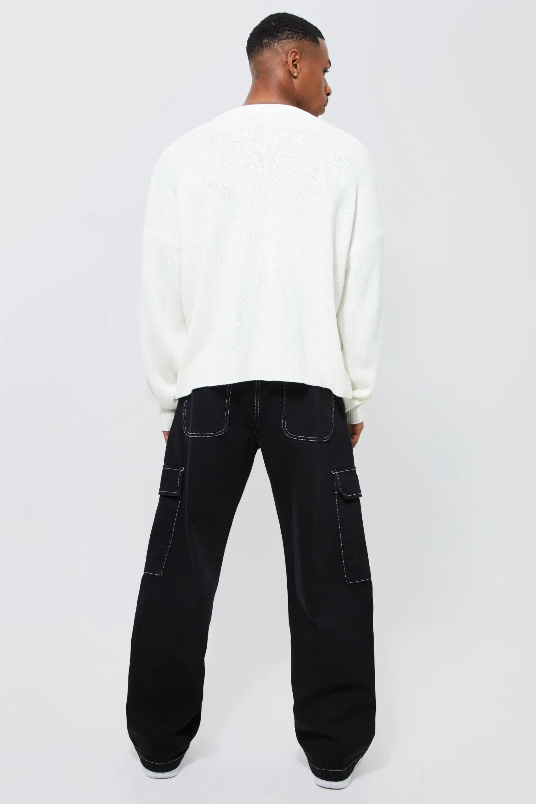 boohooMAN Boxy B Knitted Jumper | UK| Knitwear