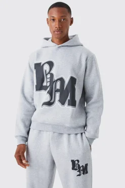 boohooMAN Boxy Bm Print Tracksuit | UK| Tracksuits