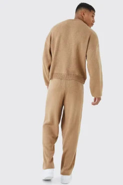 boohooMAN Boxy Brushed Bhm Knitted Jumper | UK| Knitwear