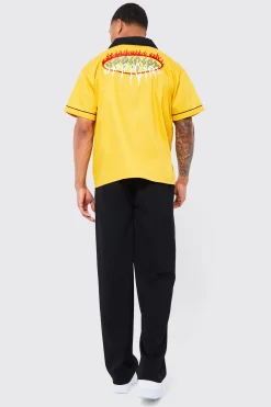 boohooMAN Boxy Cotton Official Embroidered Shirt | UK| Shirts