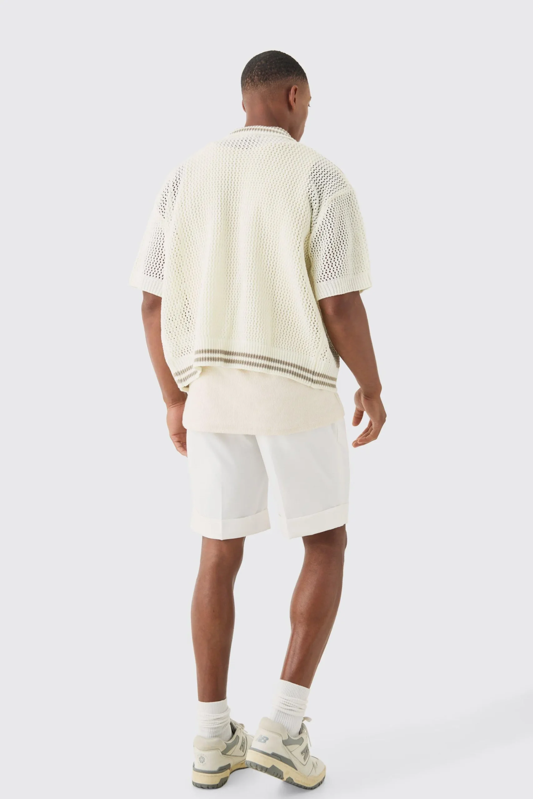 boohooMAN Boxy Dual Zip Open Stitch Colour Block Shirt | UK| Shirts