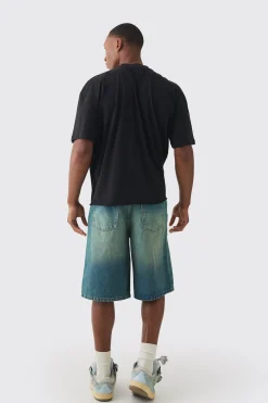 Boxy Extended Neck Raw Hem Large Know Better Mask Print T-shirt | UK^boohooMAN