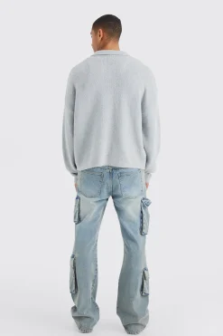 boohooMAN Boxy Fit Brushed Knit Cardigan | UK| Knitwear