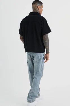 boohooMAN Boxy Fit Cord Shirt | UK| Shirts