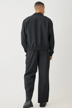 boohooMAN Boxy Formal Bomber Jacket | UK| Suits & Tailoring