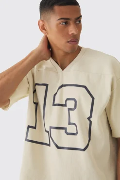 boohooMAN Boxy Heavyweight Ribbed Washed V Neck Sweatshirt | UK| Hoodies & Sweatshirts