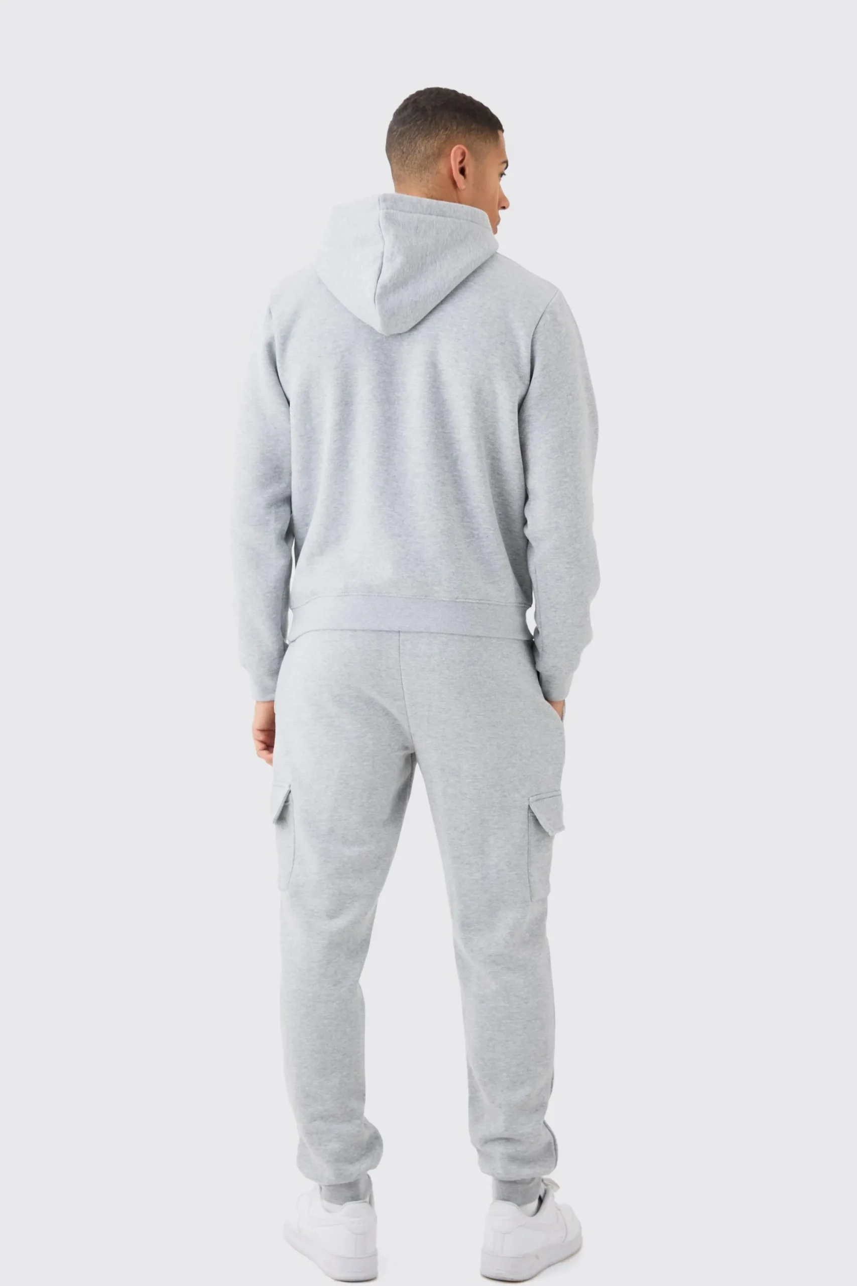 boohooMAN Boxy Hooded Cargo Tracksuit | UK| Tracksuits