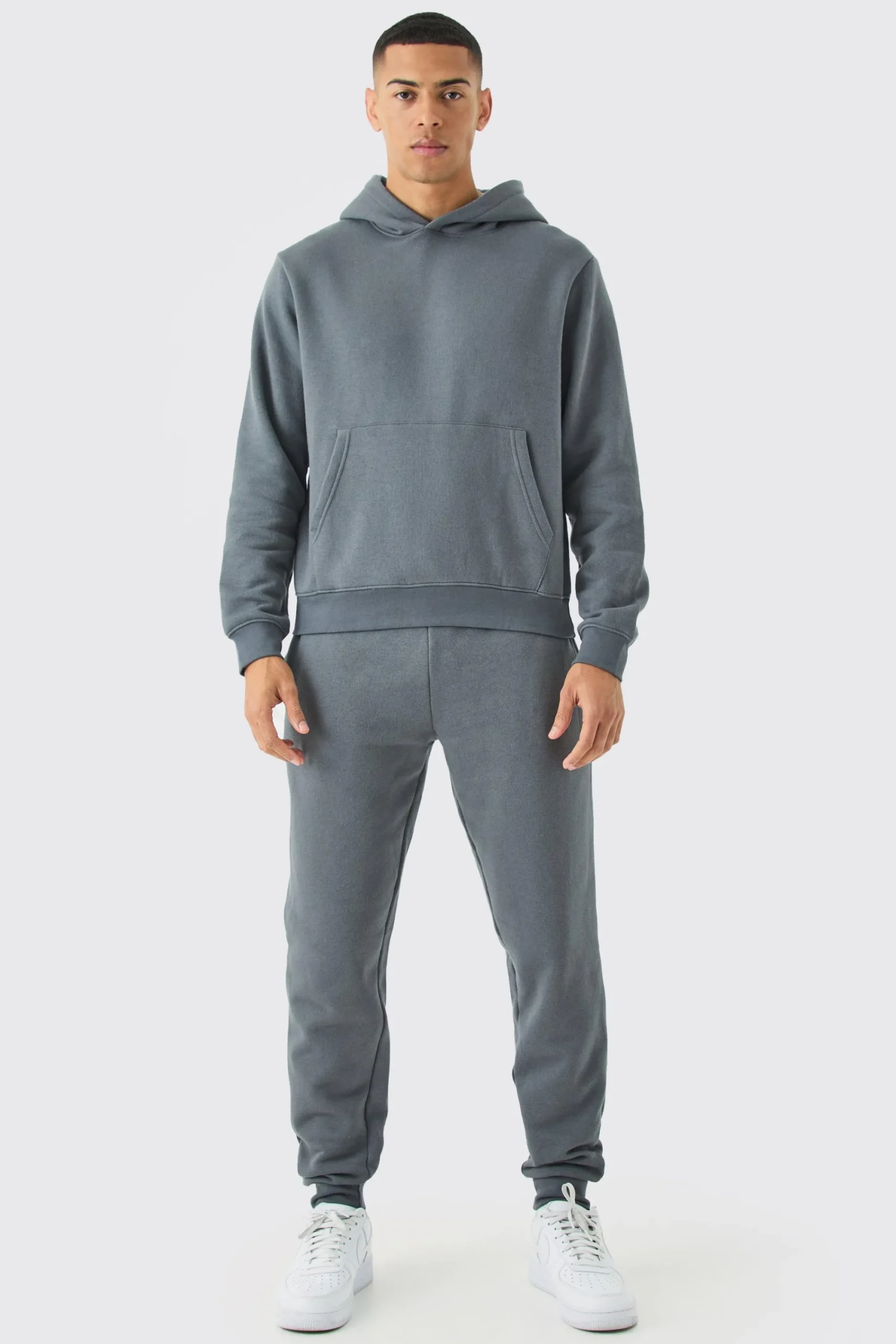 boohooMAN Boxy Hooded Tracksuit | UK| Tracksuits