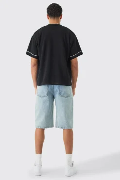 boohooMAN Boxy Jacquard Knit Abstract Detail Shirt In | UK| Shirts