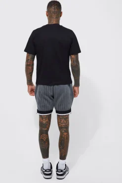 boohooMAN Boxy Limited Basketball T-shirt And Short Set | UK| Tracksuits