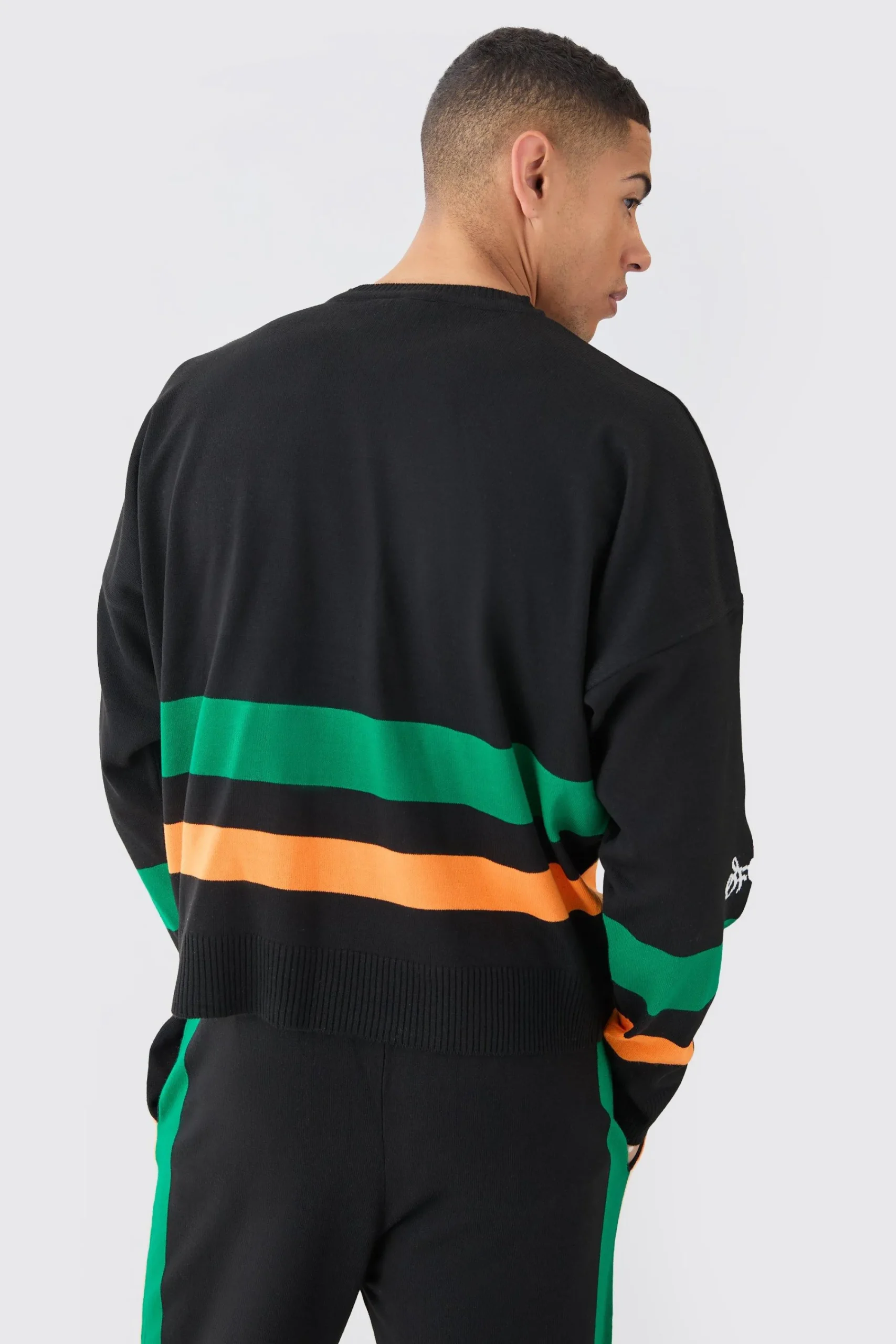 boohooMAN Boxy Moto Knitted Jumper | UK| Knitwear