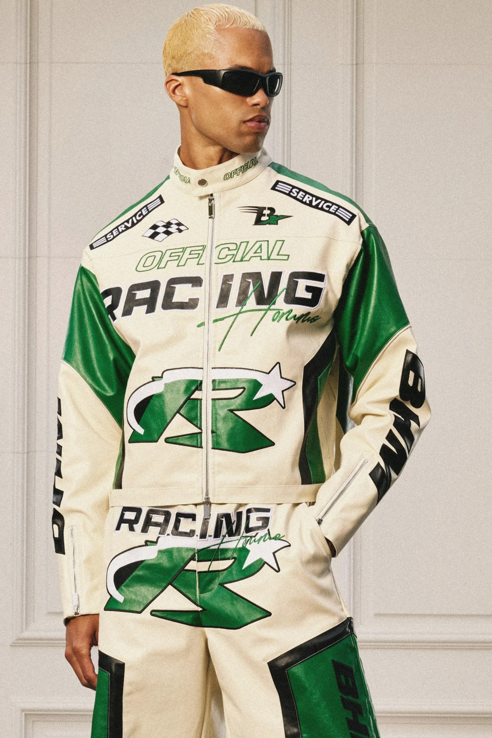 boohooMAN Boxy Official Pu Moto Jacket In | UK| Coats & Jackets