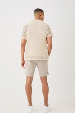 boohooMAN Boxy Open Stitch Shirt | UK| Shirts
