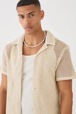 boohooMAN Boxy Open Stitch Shirt | UK| Shirts