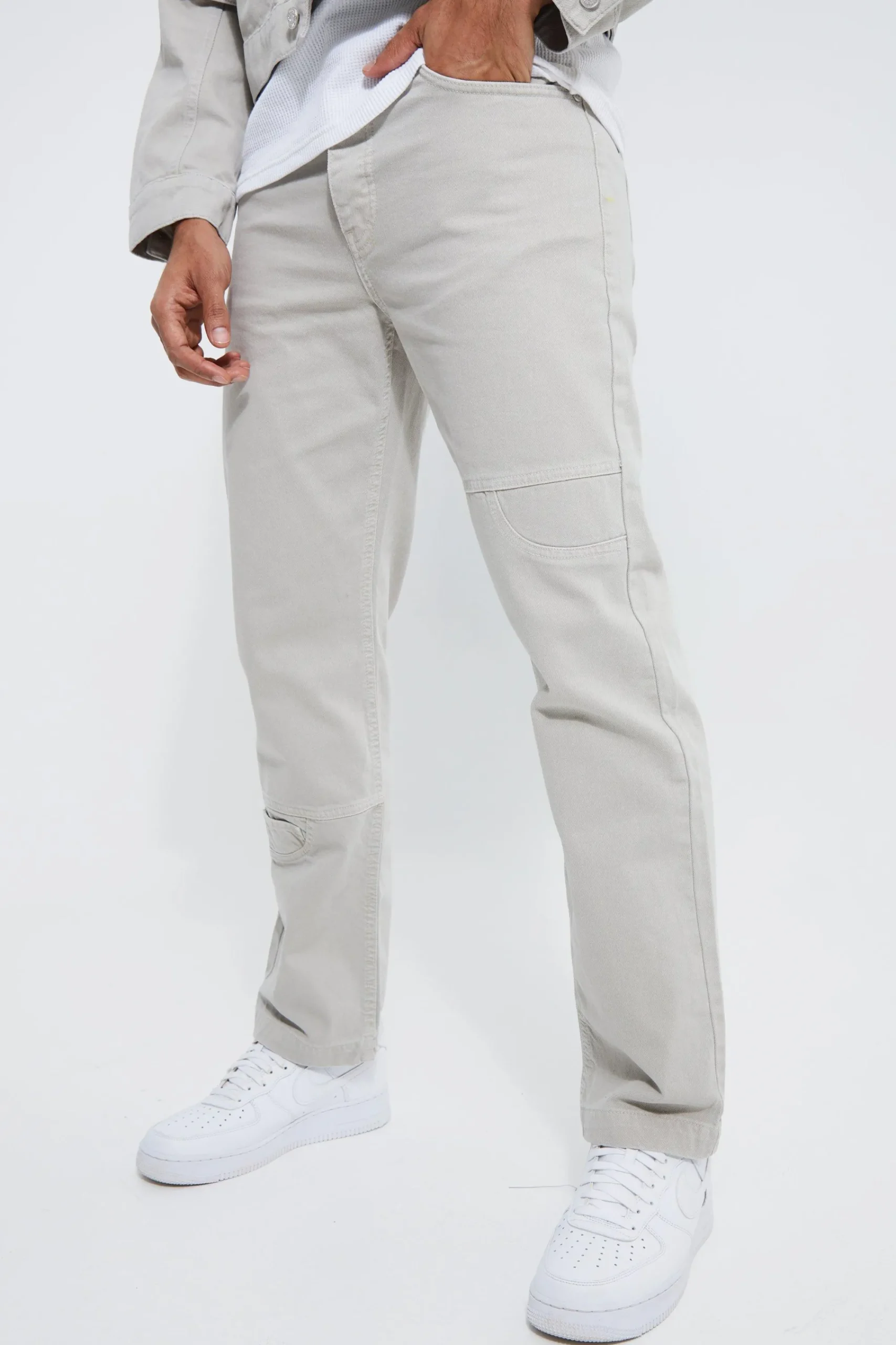 boohooMAN Boxy Overdyed Denim Trucker Jacket And Jeans Co-ord | UK| Sets & Co-Ords