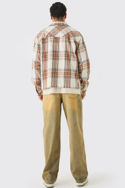 boohooMAN Boxy Pocket Check Shirt | UK| Shirts