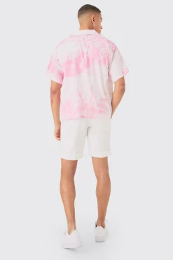 boohooMAN Boxy Revere Floral Short Sleeve Shirt | UK| Shirts
