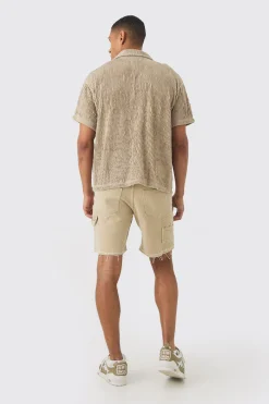 boohooMAN Boxy Ripple Pleated Shirt | UK| Shirts