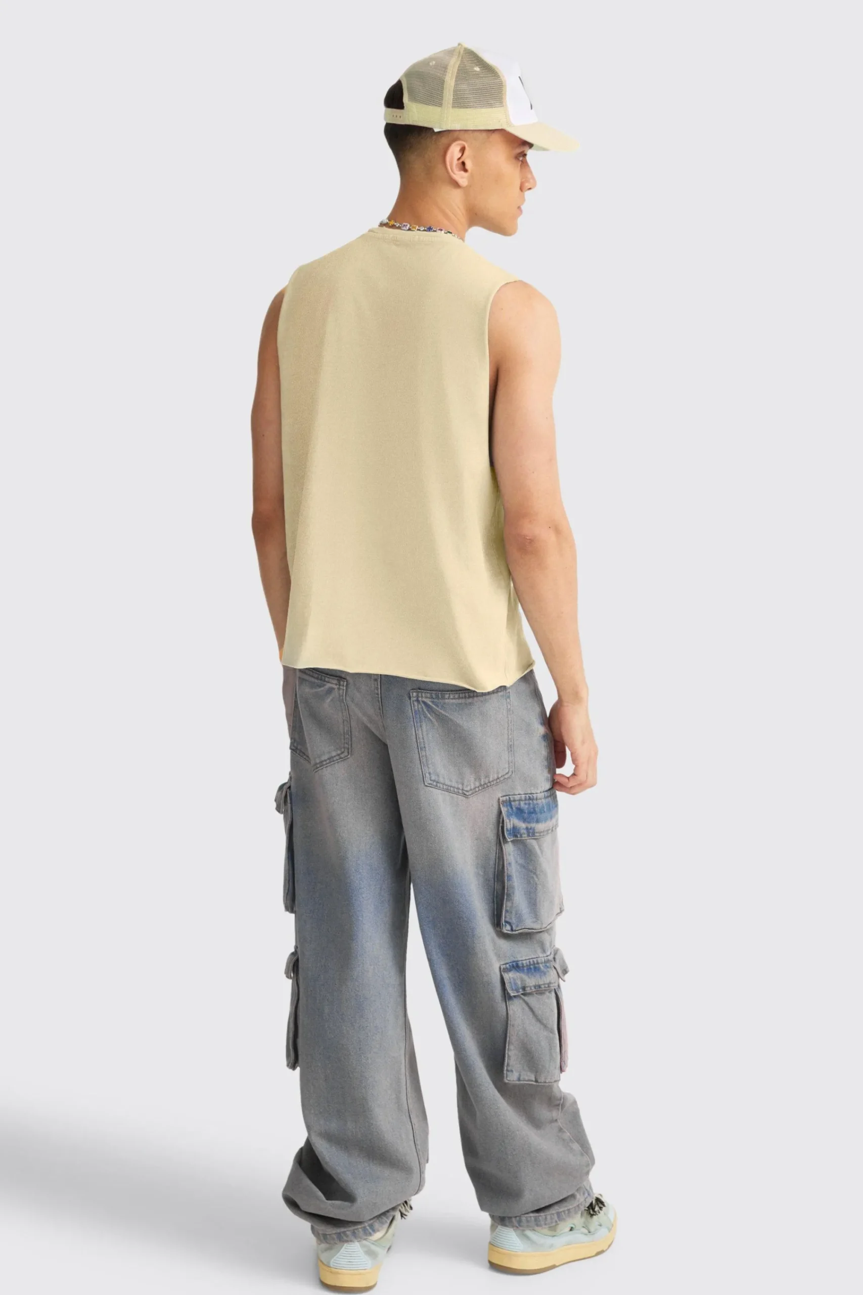 Boxy Talk Pride To Me Distressed Tank | UK^boohooMAN Best