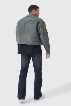 boohooMAN Boxy Tie Dye Twill Carpenter Jacket | UK| Coats & Jackets