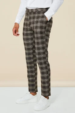 boohooMAN Tall Slim Check Double Breasted Suit | UK| Suits & Tailoring