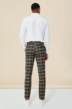 boohooMAN Tall Slim Check Double Breasted Suit | UK| Suits & Tailoring