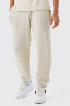 boohooMAN Brushed Relaxed Knitted Joggers | UK| Tracksuits